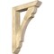 Ekena Millwork Olympic Slat Rough Sawn Bracket w/ Offset Brace, Douglas Fir, 6"W x 28"D x 40"H BKT0604X28X40OLY06RDF - alternate 1